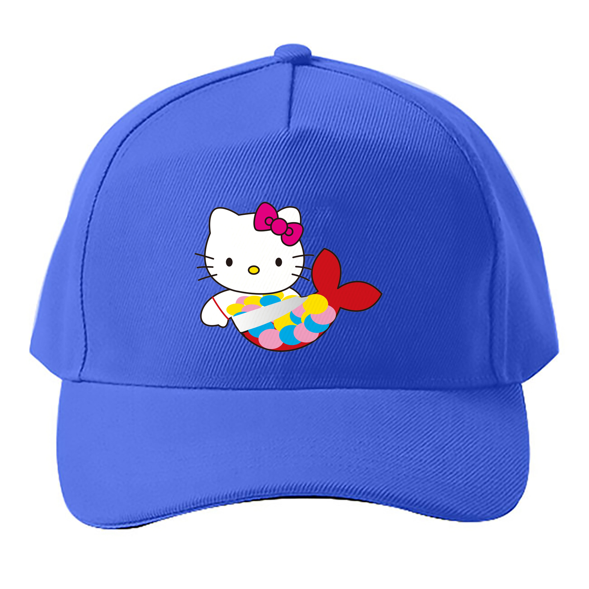 （画像用） Hello Kitty ハローキティ ベースボールキャップ 綿100％ 男女兼用 帽子 スポーツ